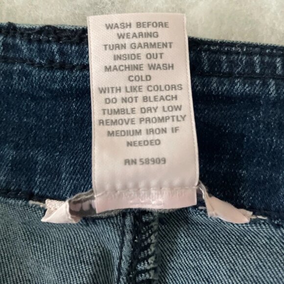 NWT Allison Daley Womens Denim Blue Medium Wash Slim Straight Jeans Size 18S - Picture 5 of 10